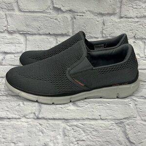 SKECHERS Equalizer Double Play comfort moc sneakers slip on mens 9.5 knit mesh